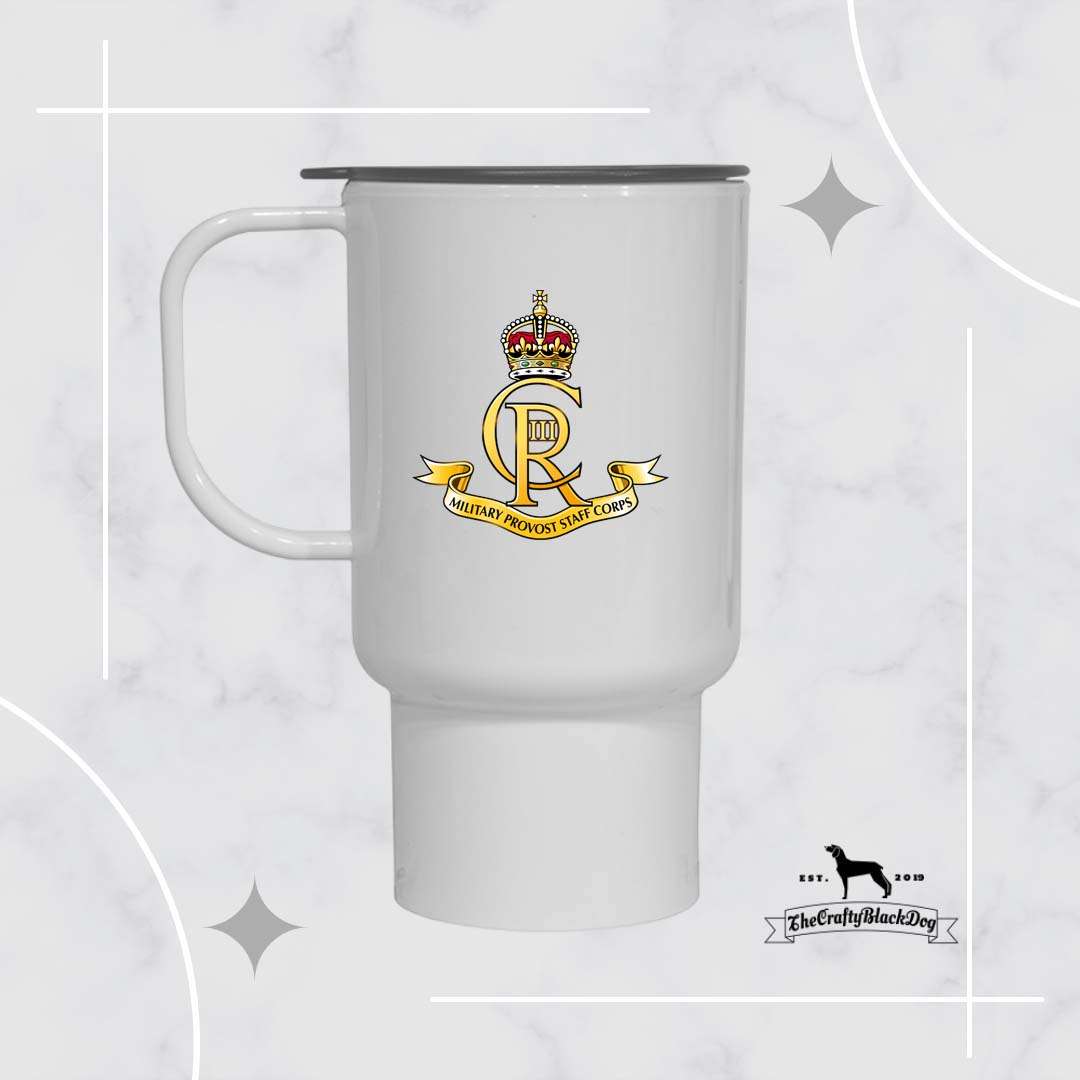 Military Provost Staff Corps - TRAVEL MUG (New King's Crown)