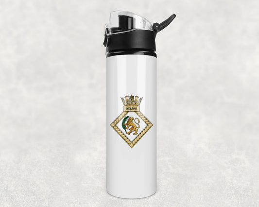 HMS Nelson (HMNB Portsmouth) - Flip Top Water Bottle