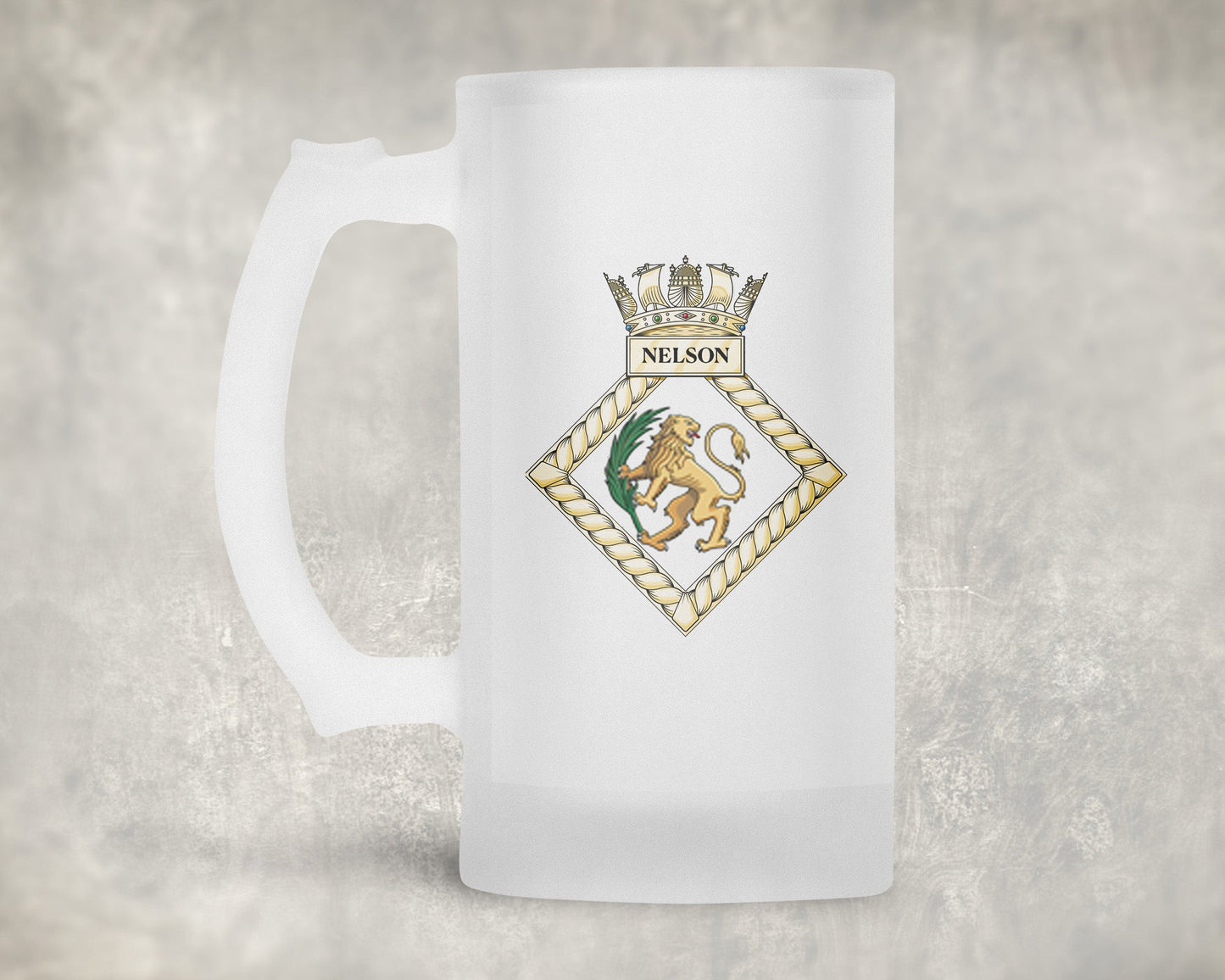 HMS Nelson (HMNB Portsmouth) - Frosted Stein/Tankard/Beer Mug - Frosted Stein/Tankard/Beer Mug