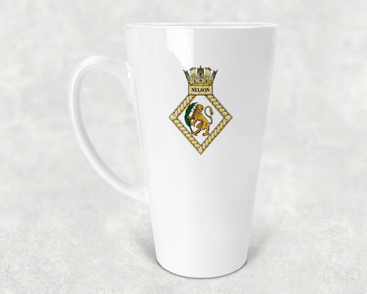 HMS Nelson (HMNB Portsmouth) - Latte Mug 17oz