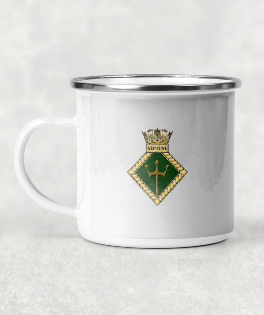 HMS Neptune - Enamel Mug
