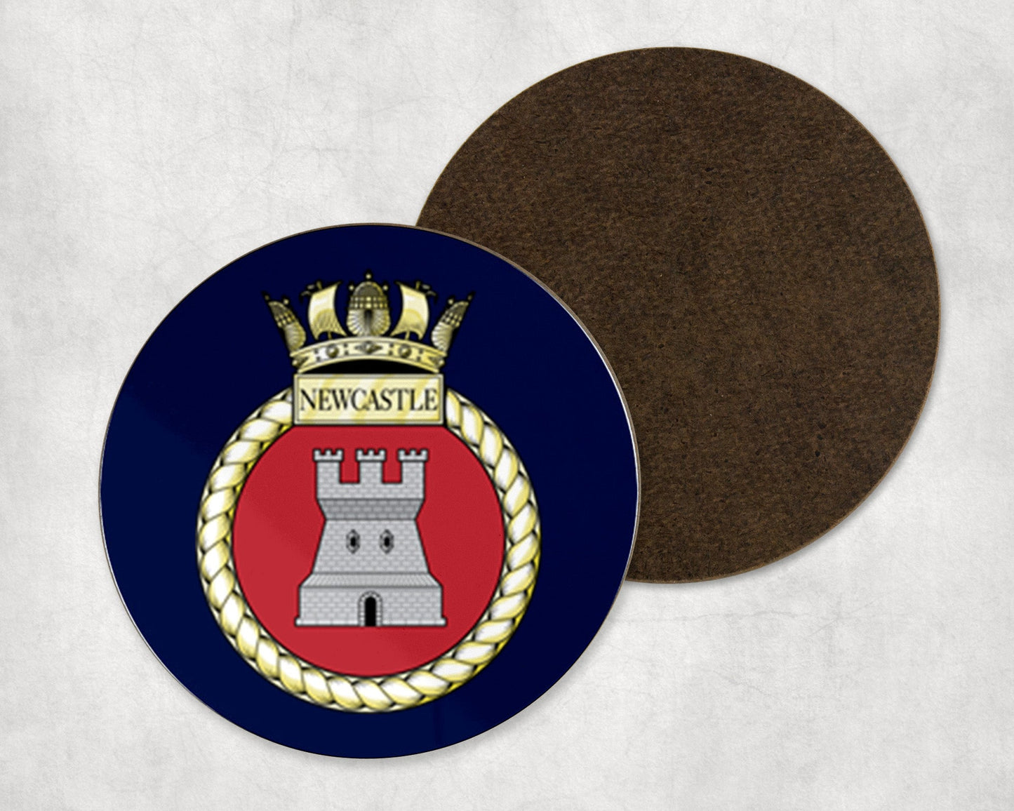 HMS Newcastle - Round Coaster Set