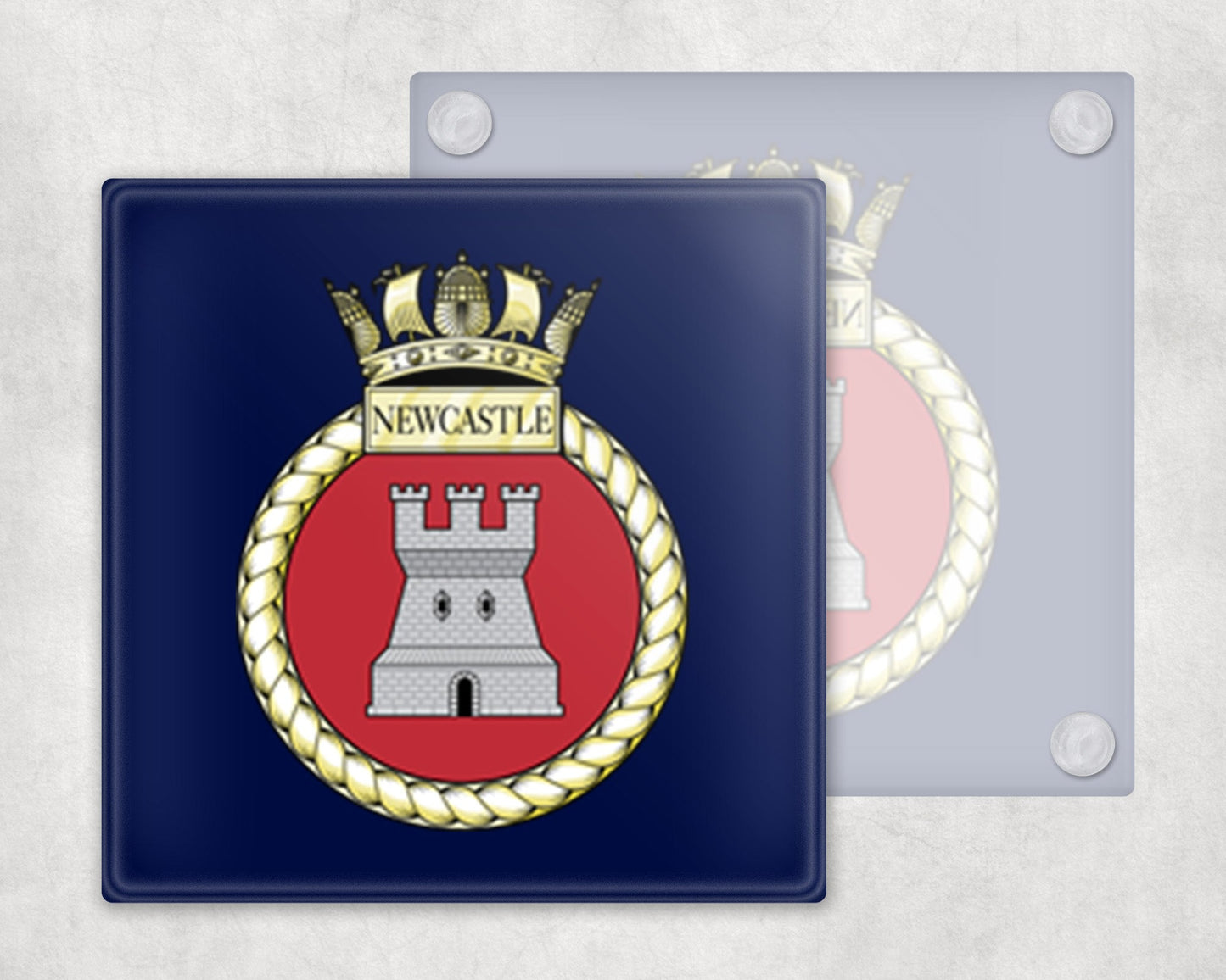HMS Newcastle - Glass Coaster