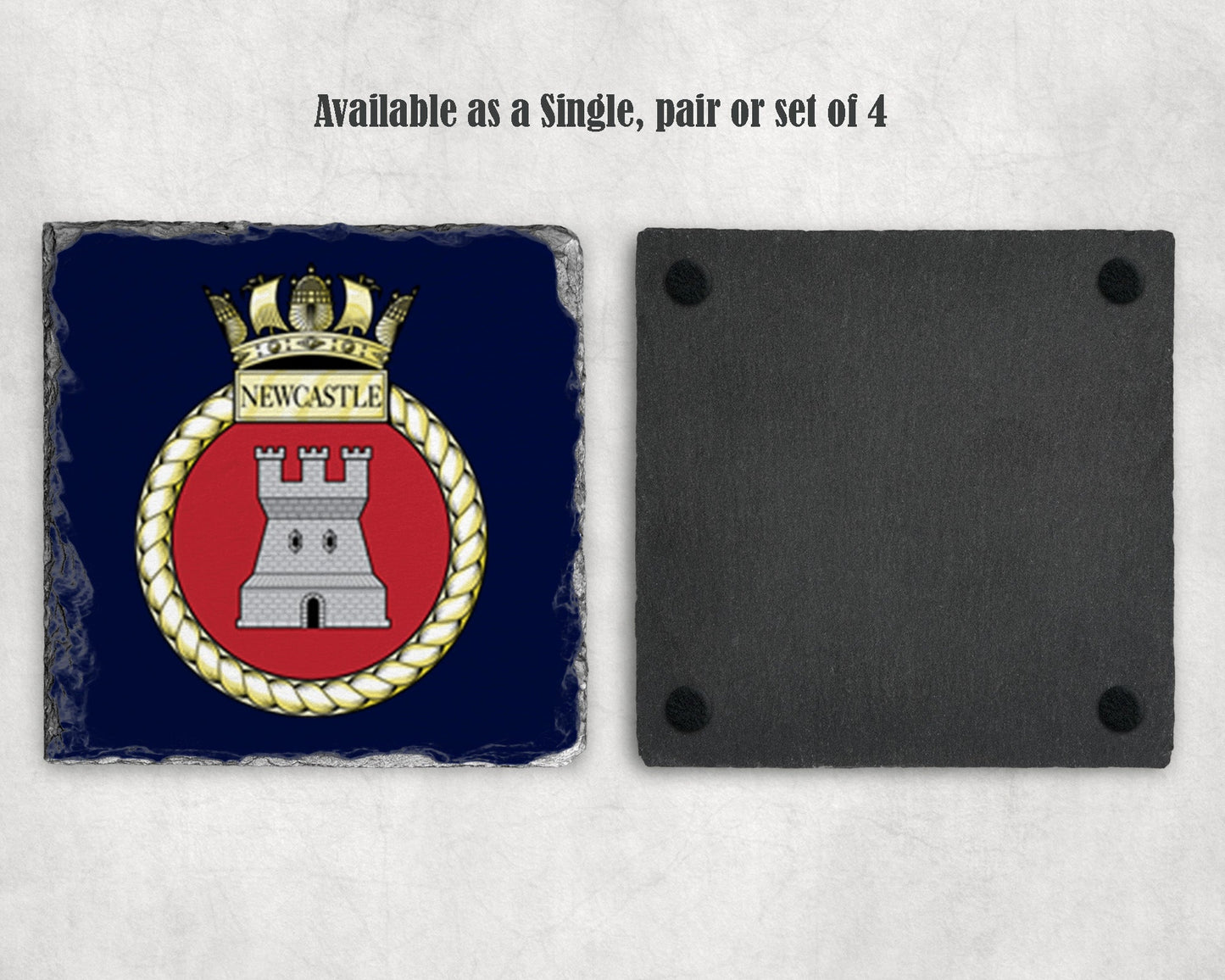 HMS Newcastle - Slate Coaster