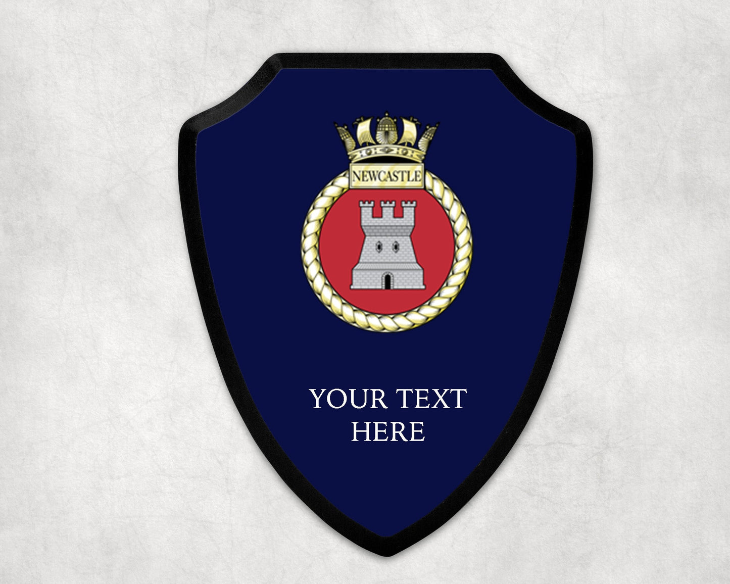 HMS Newcastle - Royal Navy Printed Wall Shield