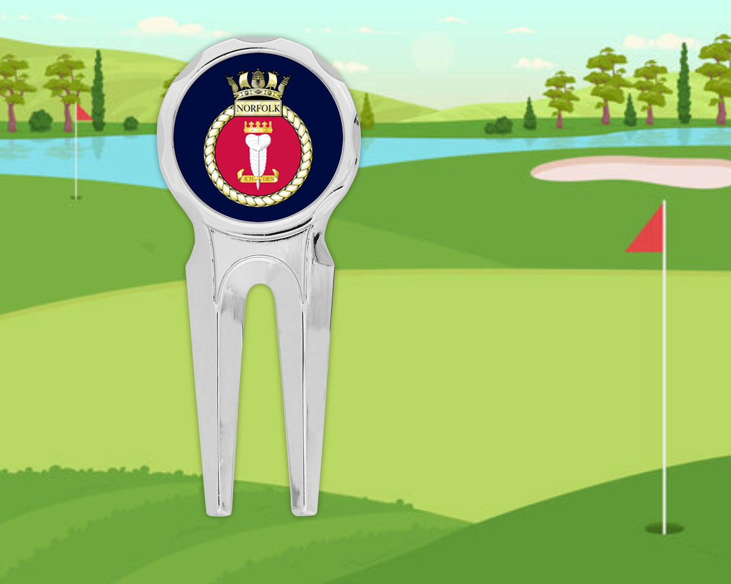 HMS Norfolk - Golf Divot Repair Tool