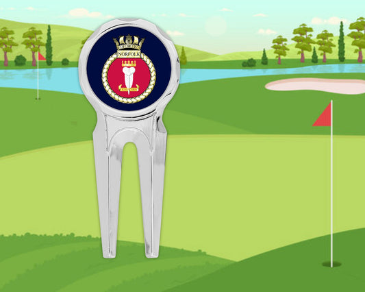 HMS Norfolk - Golf Divot Repair Tool