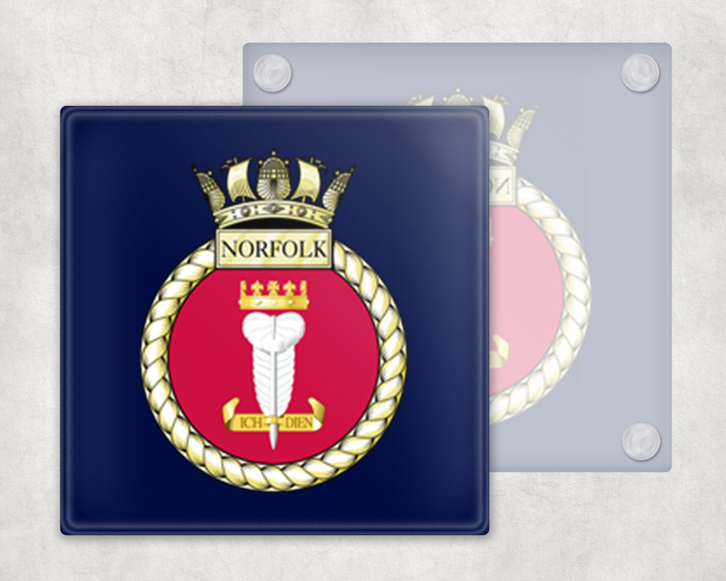 HMS Norfolk - Glass Coaster