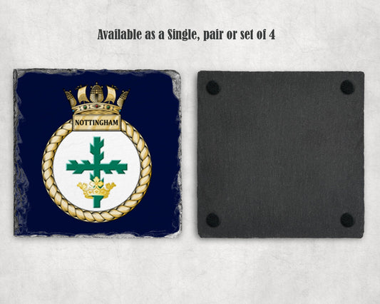 HMS Nottingham - Slate Coaster
