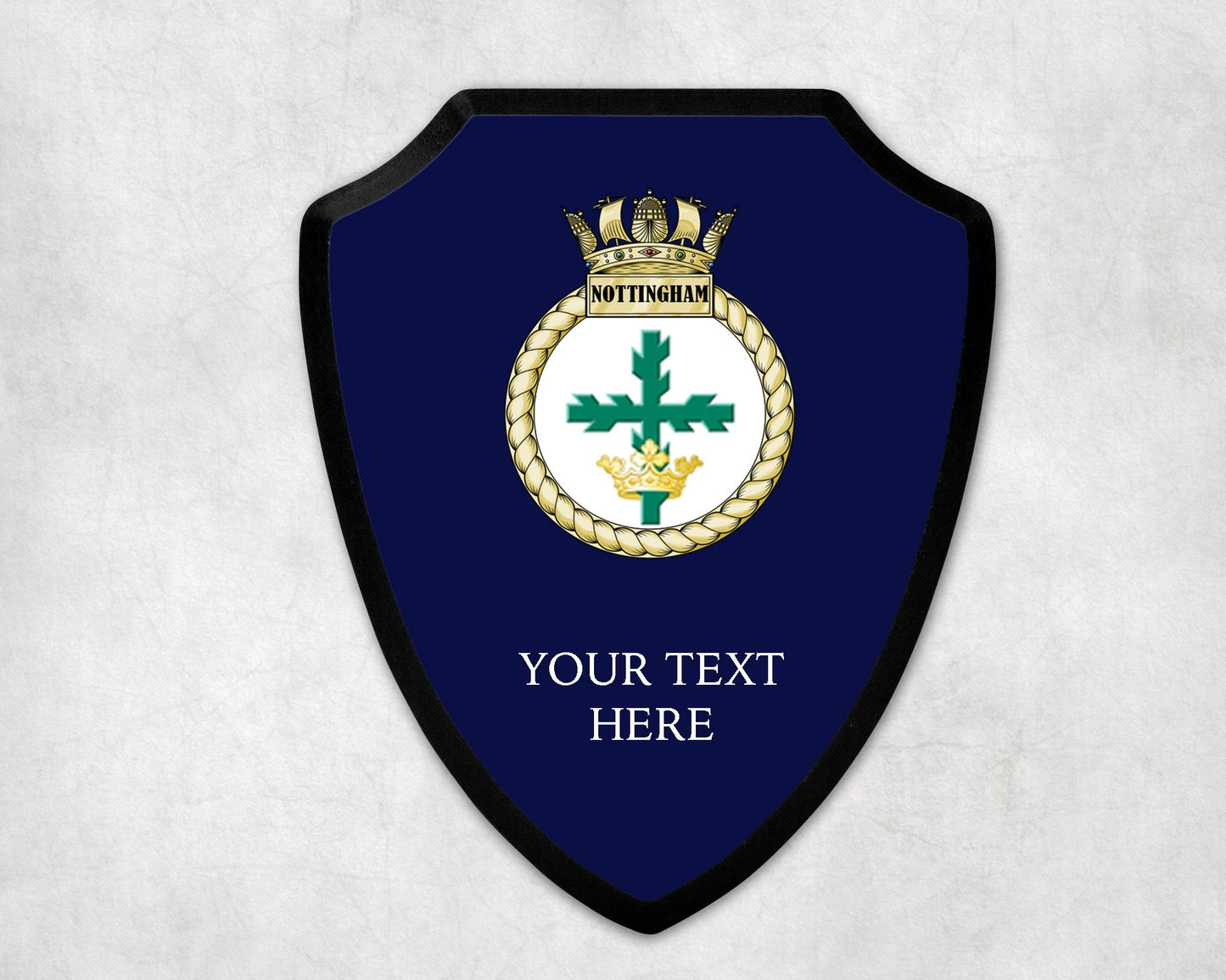 HMS Nottingham - Royal Navy Printed Wall Shield