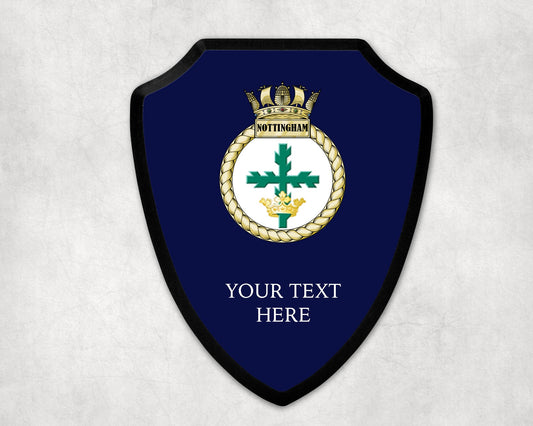 HMS Nottingham - Royal Navy Printed Wall Shield