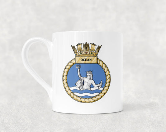 HMS Ocean - Bone China Mug