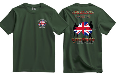 OP Banner Veteran Double Side Printed T-Shirt