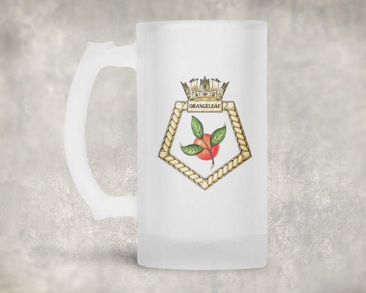 RFA Orangeleaf - Frosted Stein/Tankard/Beer Mug - Frosted Stein/Tankard/Beer Mug