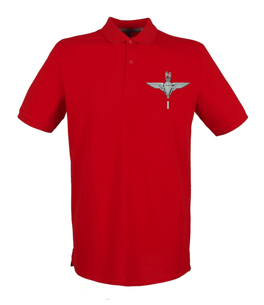 Parachute Regiment 1 PARA Embroidered Pique Polo Shirt