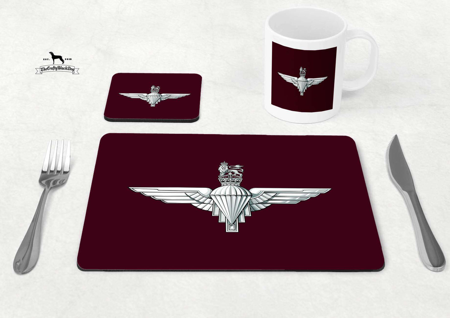 Parachute Regiment - Table Set (King's New Crown)