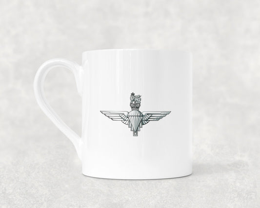 Parachute Regiment Cap Badge - Bone China Mug