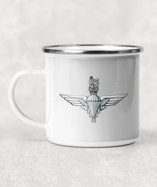 Parachute Regiment Cap Badge - Enamel Mug