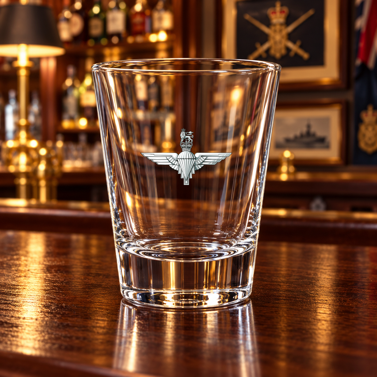 Parachute Regt - Shot Glasses | The Crafty Black Dog — Frosted_Shot_Glass_Military_Bar_Smart_Object copy