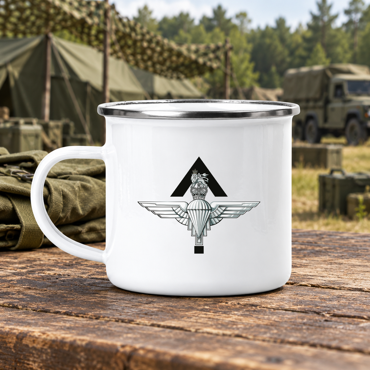Pathfinder Platoon - Enamel Camping Mug | The Crafty Black Dog
