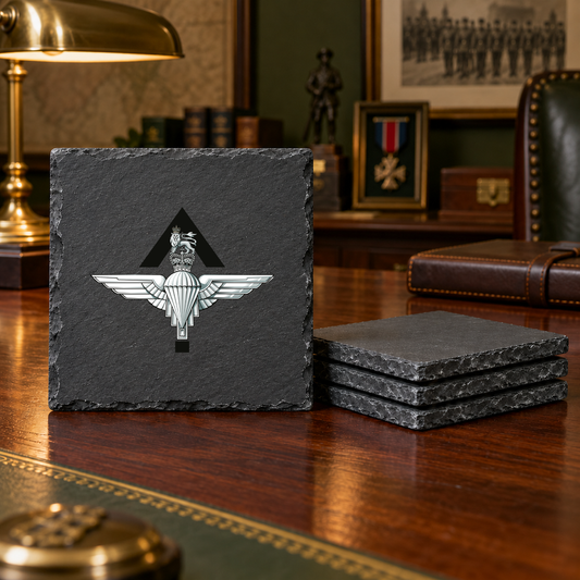 Pathfinder Platoon - Slate Coaster Set | The Crafty Black Dog