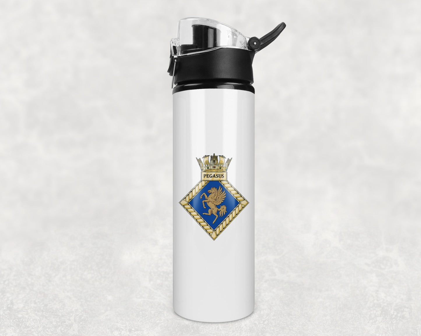 HMS Pegasus - Flip Top Water Bottle
