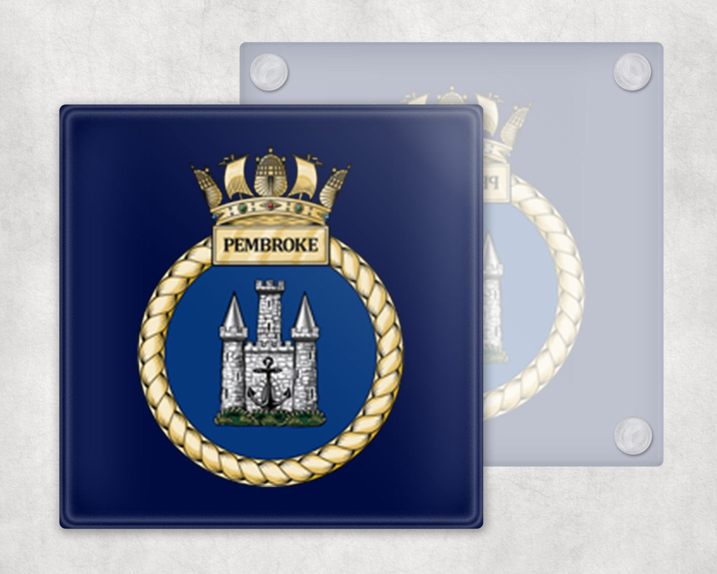 HMS Pembroke - Glass Coaster