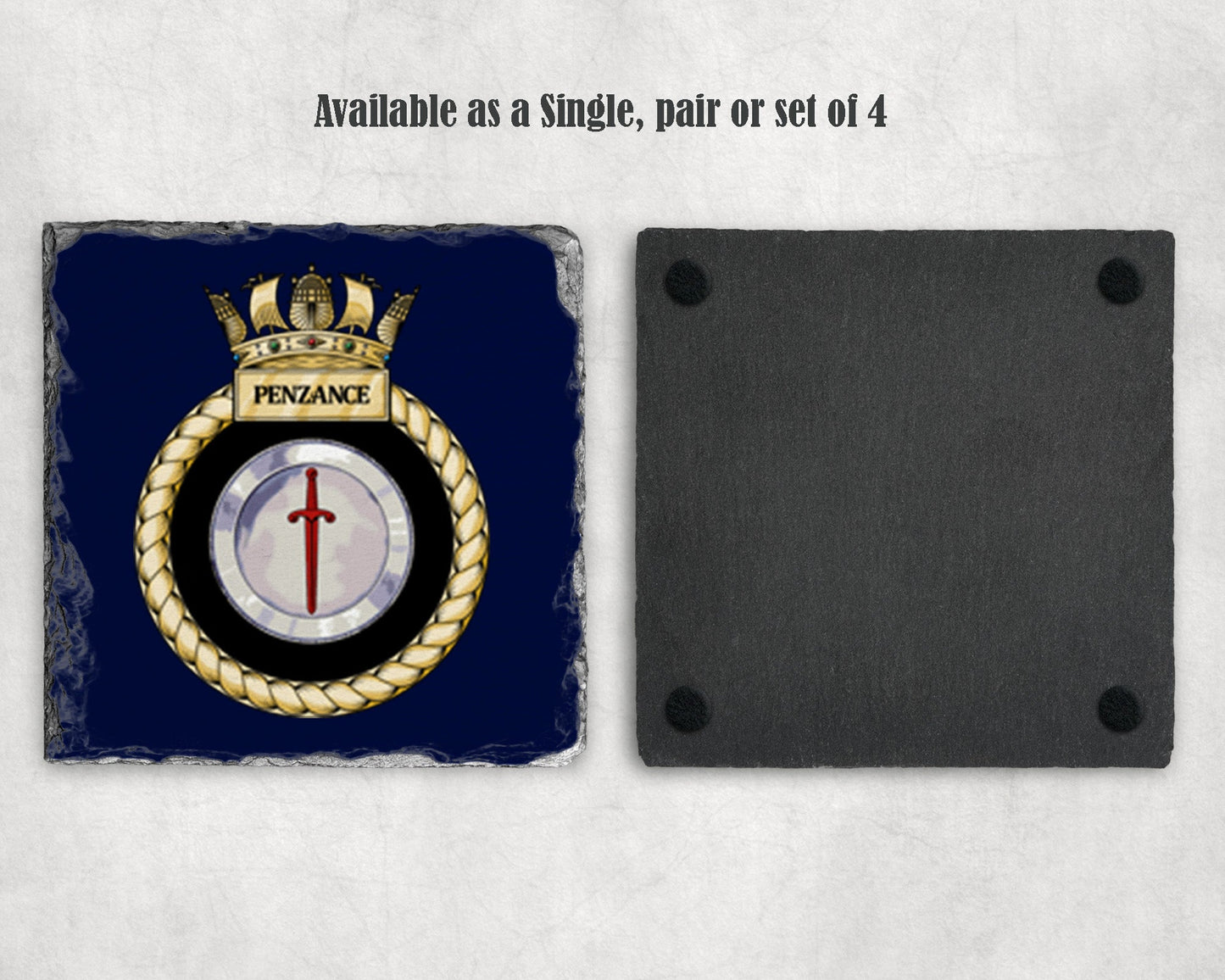 HMS Penzance - Slate Coaster