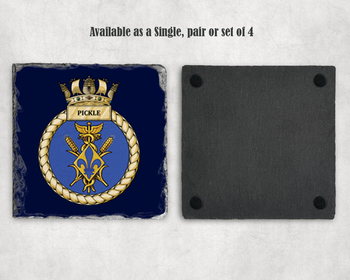 HMS Pickle - Slate Coaster