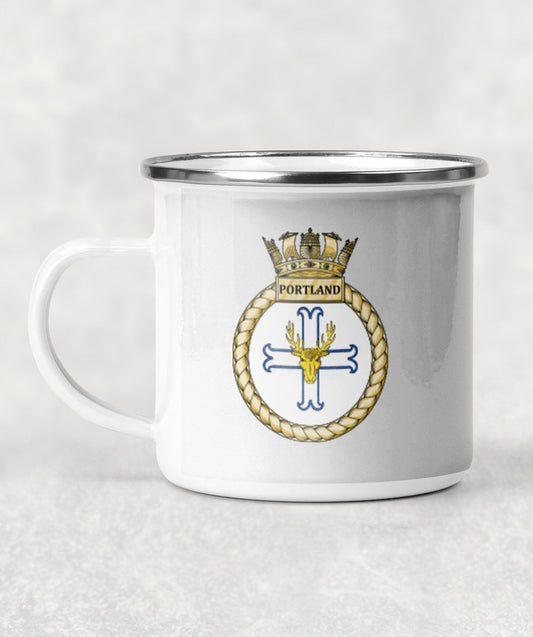 HMS Portland - Enamel Mug
