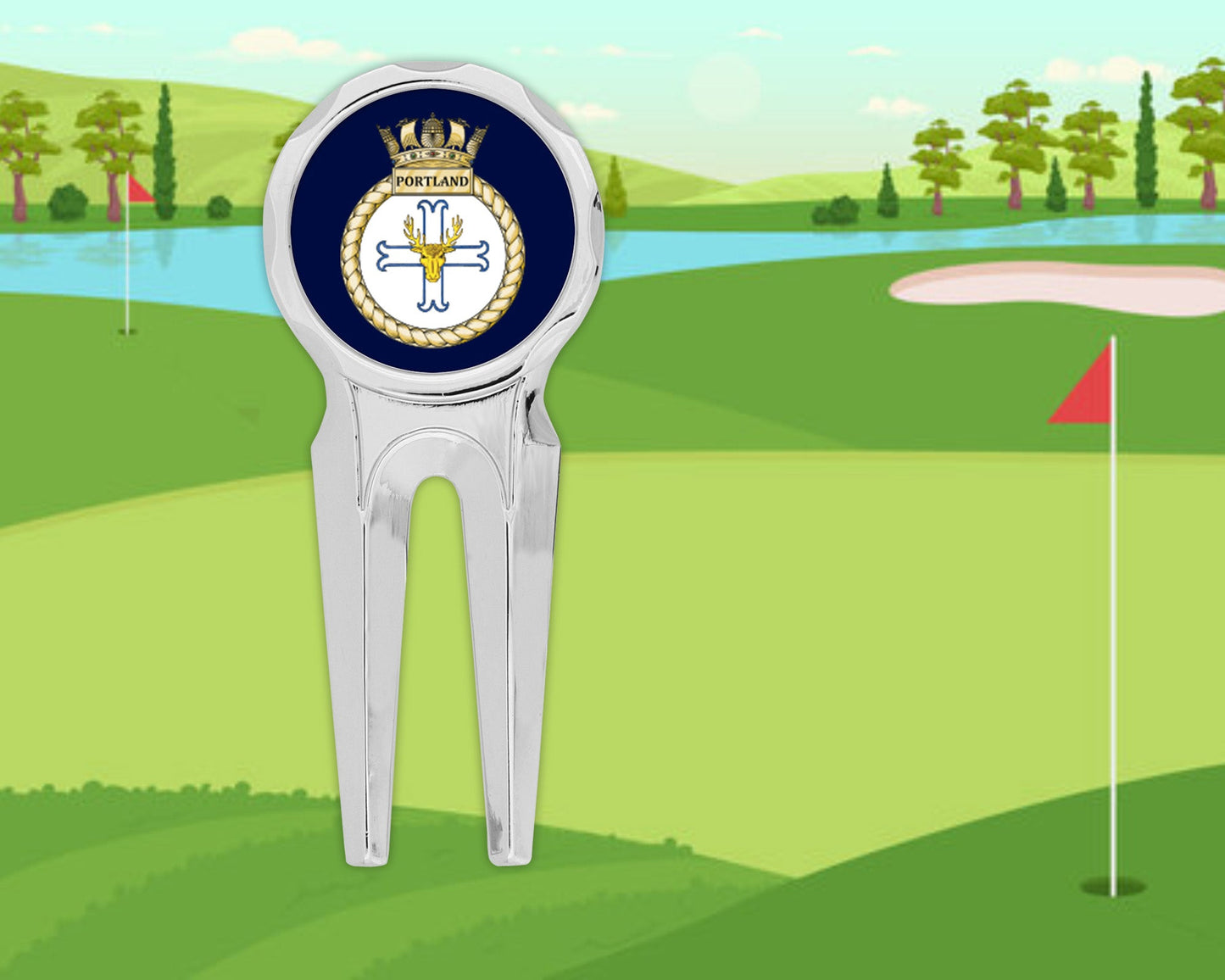 HMS Portland - Golf Divot Repair Tool