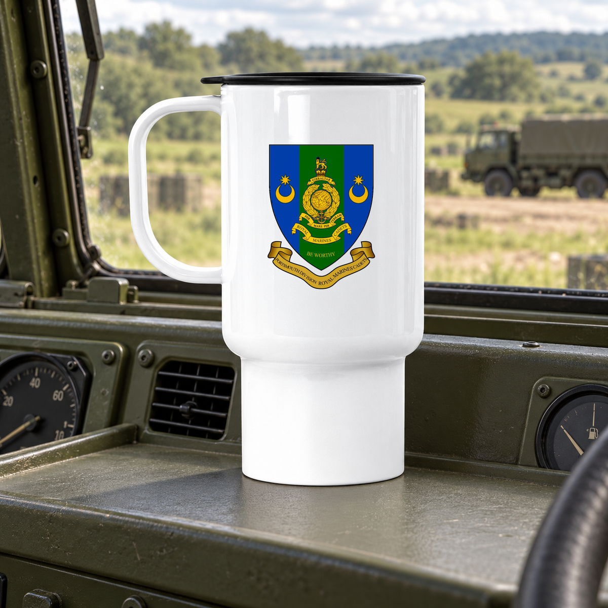 Portsmouth Royal Marines Cadets - Travel Mug | The Crafty Black Dog