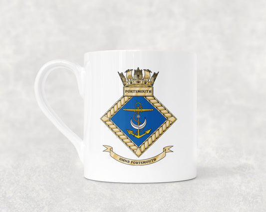 HMNB Portsmouth - Bone China Mug