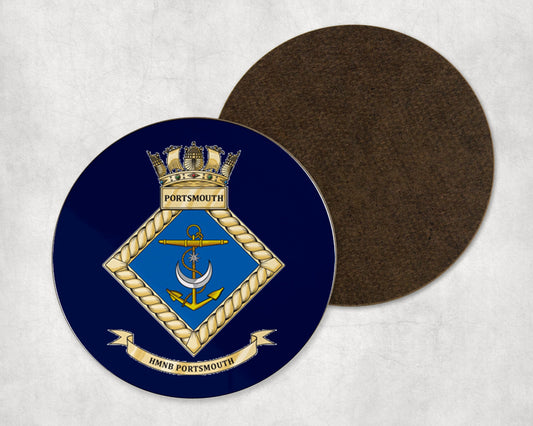 HMNB Portsmouth - Round Coaster Set