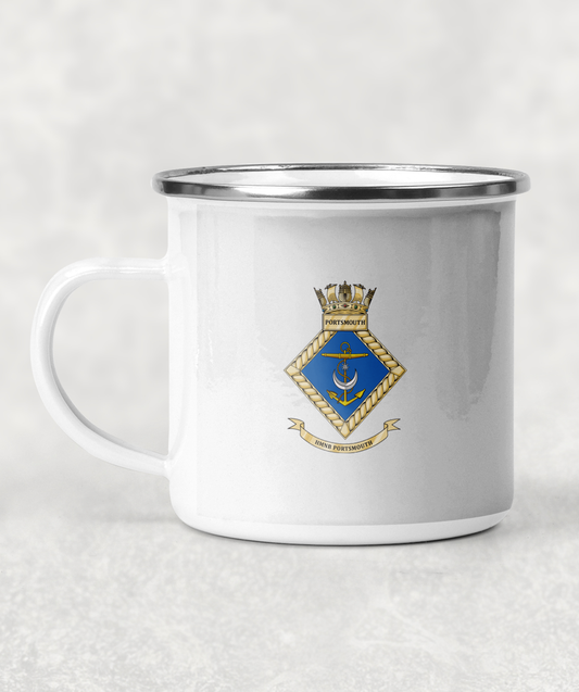 HMNB Portsmouth - Enamel Mug