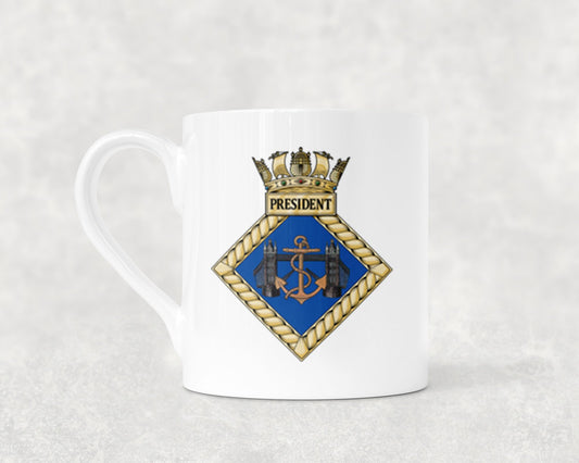 HMS President - Bone China Mug