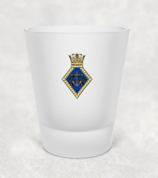 HMS President - Shot Glass