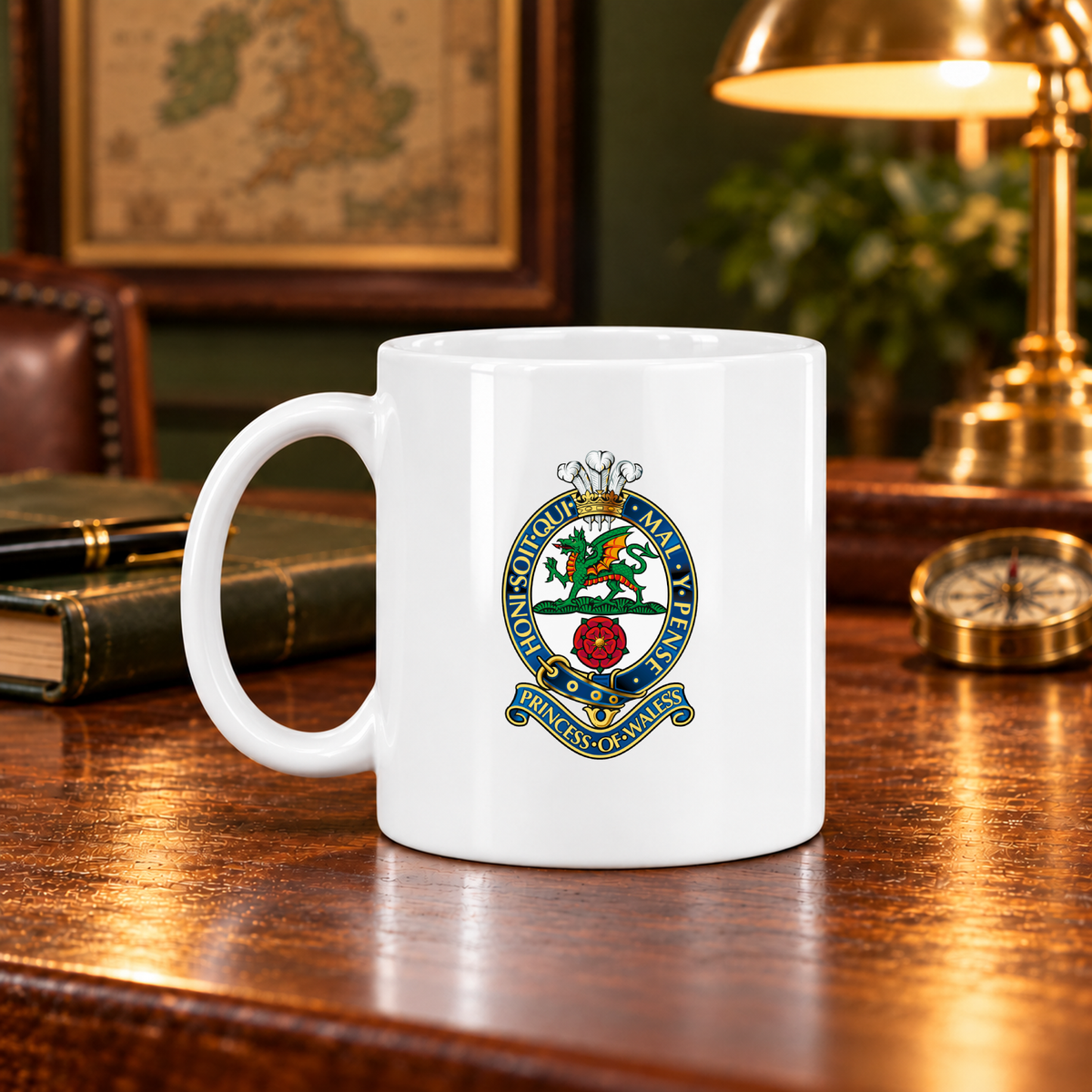 Princess of Wales Royal Regiment - 11oz Mug | The Crafty Black Dog