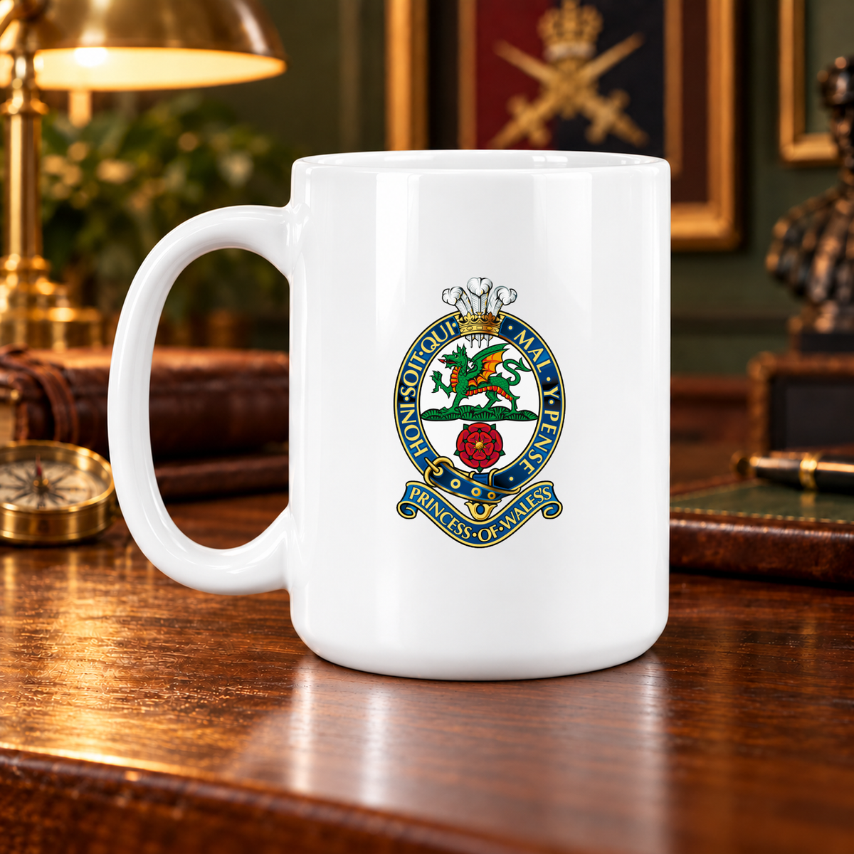 Princess of Wales Royal Regiment - 15oz Mug | The Crafty Black Dog