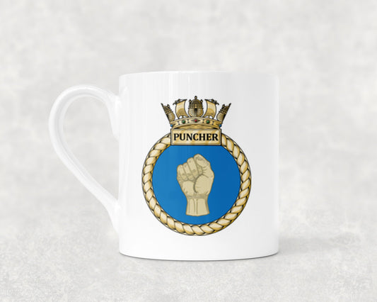 HMS Puncher - Bone China Mug