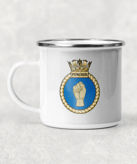 HMS Puncher - Enamel Mug