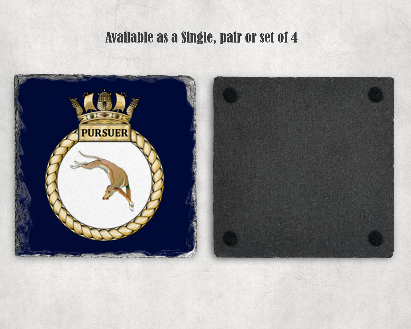 HMS Pursuer - Slate Coaster