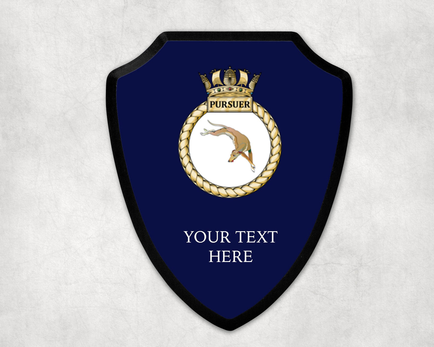 HMS Pursuer - Royal Navy Printed Wall Shield