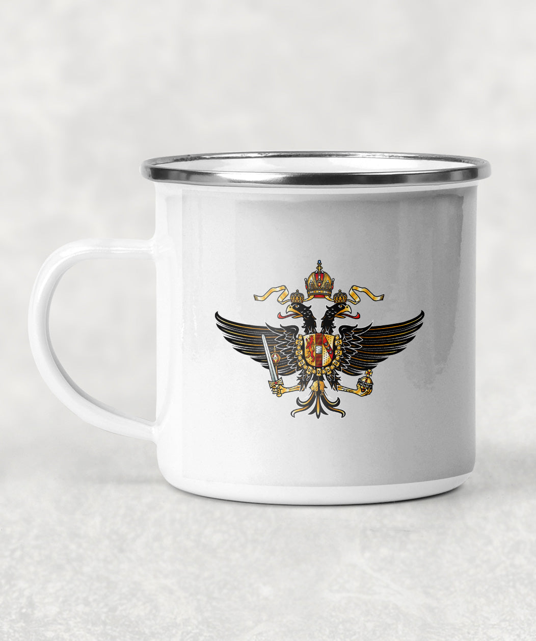 1st The Queen's Dragoon Guards - Enamel Mug