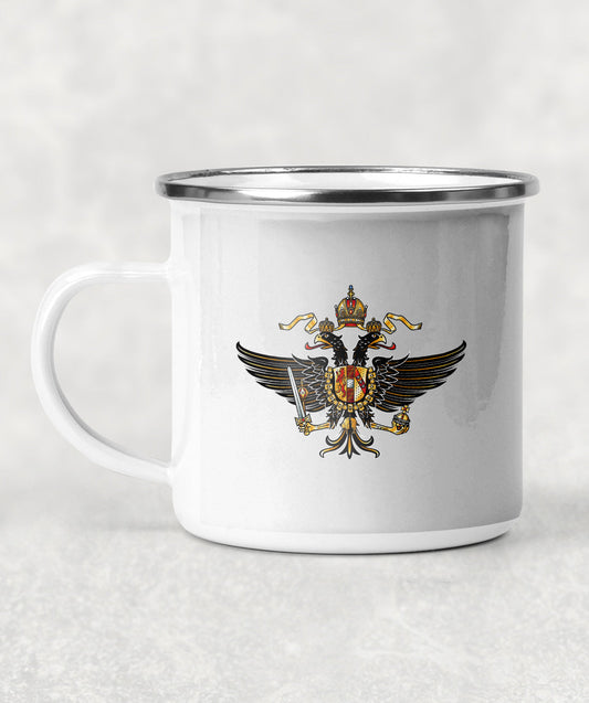 1st The Queen's Dragoon Guards - Enamel Mug