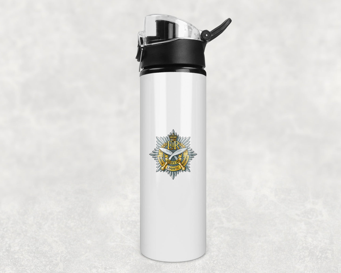 The Queen's Own Gurkha Logistic Regiment - Flip Top Water Bottle