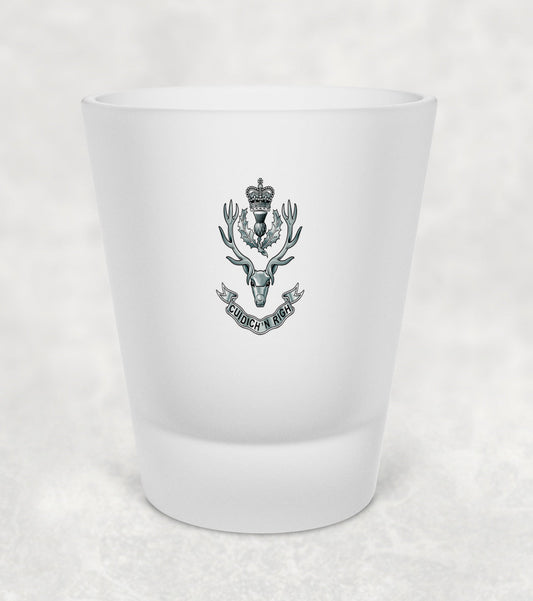Queen's Own Highlanders (Seaforth and Camerons) - Shot Glass