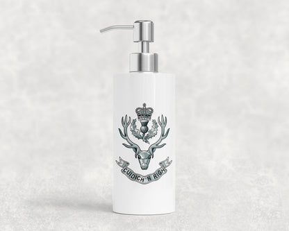 Queen's Own Highlanders (Seaforth and Camerons) - Toothbrush Holder and Soap Dispenser