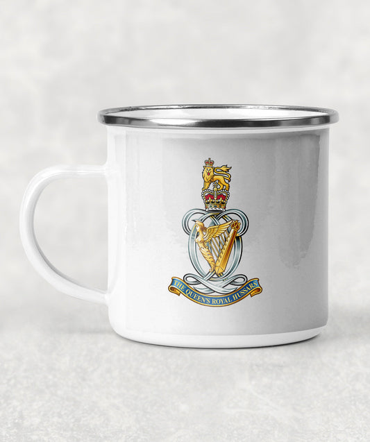 Queen's Royal Hussars - Enamel Mug