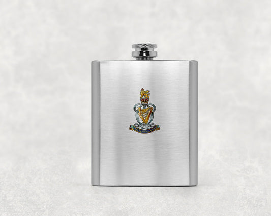 Queen's Royal Hussars - Hip Flask